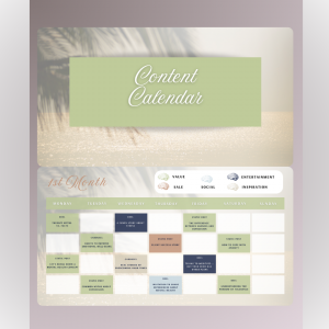 Annual Strategic Content Calendar
