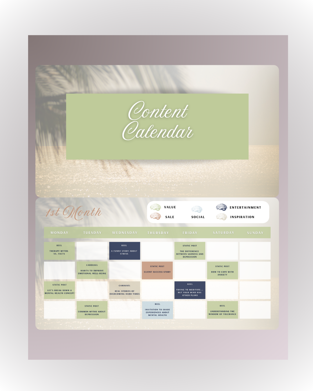 Annual Strategic Content Calendar