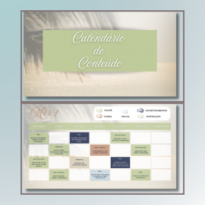 Calendário estratégico anual com ideias de publicações mês a mês